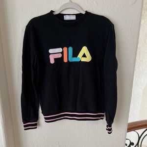 FILA sweatshirt pink trim